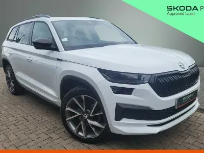 Gebraucht Skoda Kodiaq SportLine 110 PS (80 kW) 2022 Weiß SUV