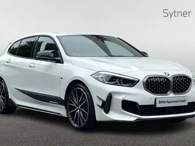 Used BMW M135 Shadowline 302 HP (222 kW) 2024 White Hatchback