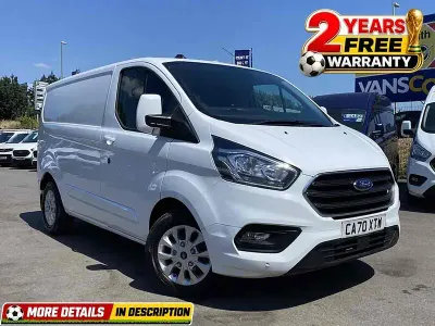 Used Ford Transit Custom Limited 130 HP (95 kW) 2021 White Van