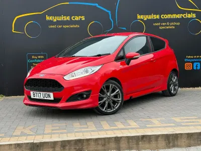 Used Ford Fiesta ST-Line 100 HP (73 kW) 2017 Red Hatchback