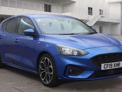 Used Ford Focus ST-Line X 182 HP (133 kW) 2019 Blue Hatchback