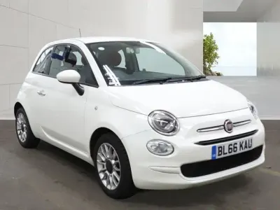 Used Fiat 500 Pop Star 69 HP (50 kW) 2016 White Hatchback