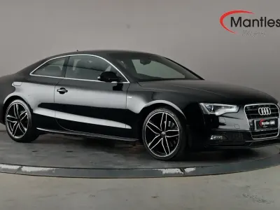 Used Audi A5 S-Line 177 HP (130 kW) 2015 Black Coupe