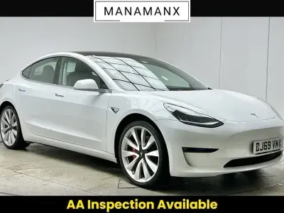Usado Tesla Model 3 Performance 461 kW (627 HP) 2019 Branco Sedan