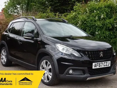 Used Peugeot 2008 GT-line 120 HP (88 kW) 2017 Black SUV