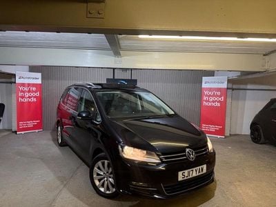Black Used 2017 VW Sharan SEL MPV | £6,995 (Fair price)