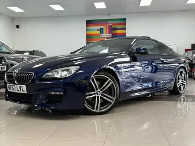 Used BMW 640 M Sport 313 HP (230 kW) 2017 Blue Coupe
