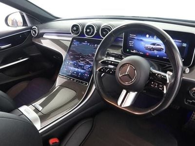 Used Mercedes C200 AMG line 2023 Black Sedan