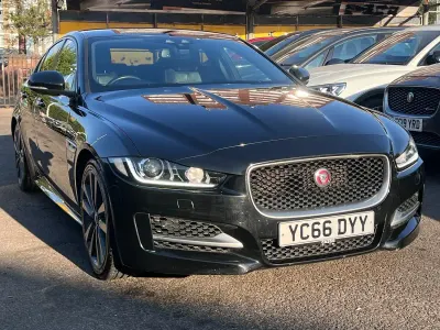 Used Jaguar XE R-Sport 180 HP (132 kW) 2016 Black Sedan