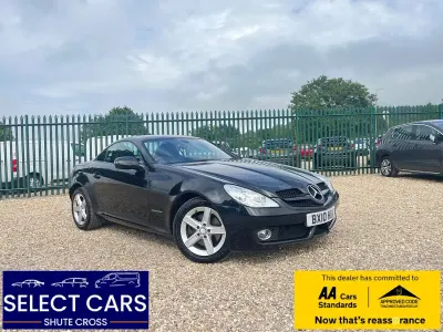 Used Mercedes SLK200 184 HP (135 kW) 2010 Black Cabriolet
