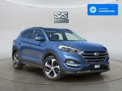 Used Hyundai Tucson Premium SE 141 HP (103 kW) 2016 Blue SUV