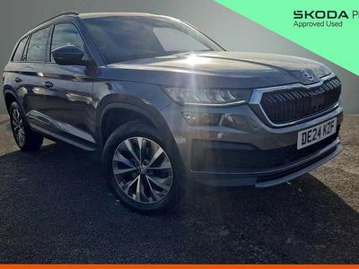 Graphite grey metallic Used 2024 Skoda Kodiaq SE Drive SUV | £25,500 (Super price)