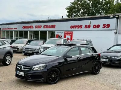 Used Mercedes A180 AMG 109 HP (80 kW) 2014 Mauve/purple Hatchback