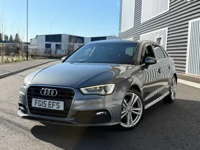 Used Audi A3 S-Line 2015 Grey Hatchback
