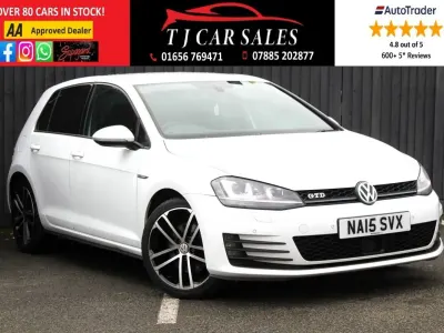 Used VW Golf VII GTD 2015 White Hatchback