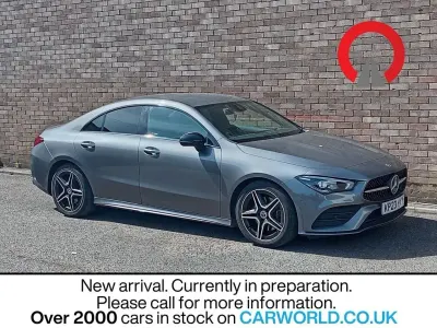 Used Mercedes CLA200 AMG line 163 HP (119 kW) 2023 Grey Coupe