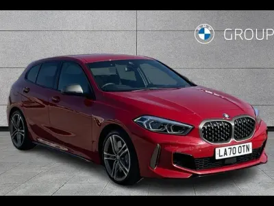 Used BMW M135 Comfort Edition 302 HP (222 kW) 2021 Red Hatchback