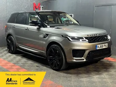 Used Land Rover Range Rover Sport HSE 404 HP (297 kW) 2018 Silver SUV