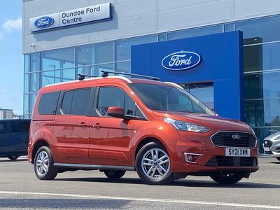 Orange Used 2021 Ford Tourneo Titanium MPV | £17,995 (Expensive)