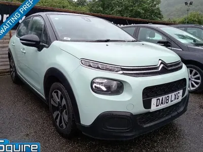 Used Citroën C3 Feel 2018 Green Hatchback