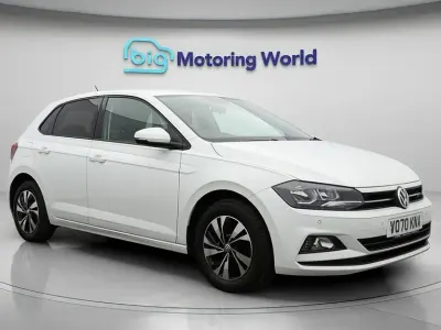 Begagnad VW Polo Match 95 HK (69 kW) 2020 Vit Halvkombi