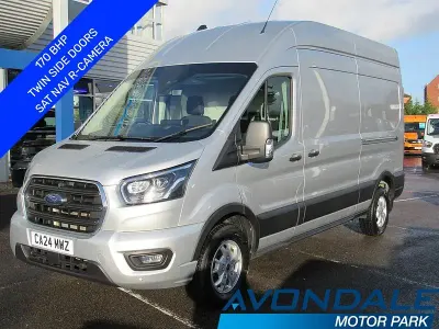 Used Ford Transit Limited 170 HP (125 kW) 2024 Moondust silver (metallic paint) Van