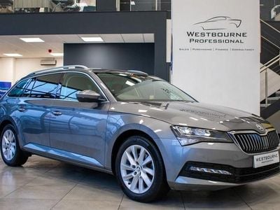 Grey Used 2022 Skoda Superb SE Technology Estate | £20,980 (Fair price)