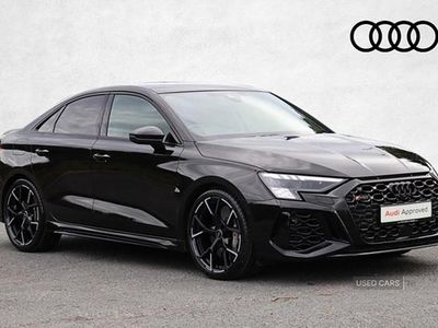 Black Used 2023 Audi RS3 Design Sedan | £55,490 (A bit pricey)