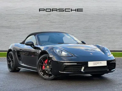 Used Porsche 718 345 HP (253 kW) 2018 Jet black Cabriolet