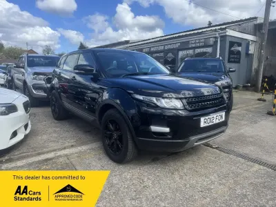 Usado Land Rover Range Rover evoque Pure 2012 Preto SUV