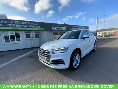 Used Audi Q5 S-Line 190 HP (139 kW) 2018 White SUV