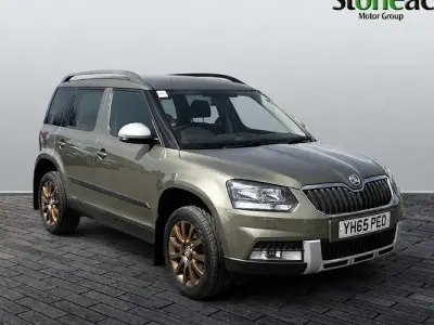 Used Skoda Yeti Outdoor SE 110 HP (80 kW) 2017 Green SUV