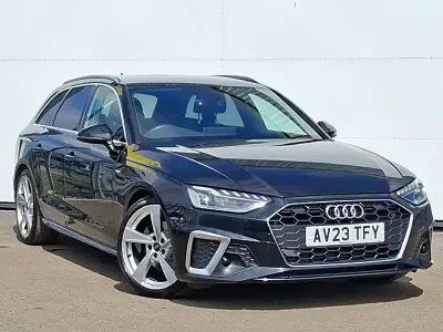Used Audi A4 S-Line 150 HP (110 kW) 2023 Black Estate