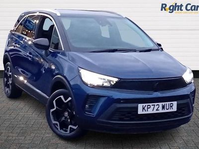 Blue Used 2022 Vauxhall Crossland Ultimate SUV | £13,999 (Fair price)