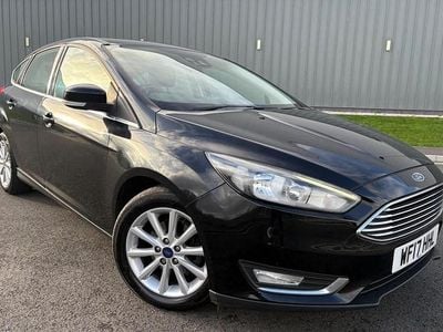 Black Used 2017 Ford Focus Titanium Hatchback | £4,950 (Fair price)
