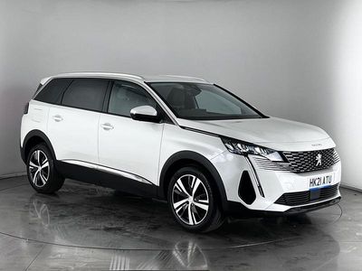 White Used 2021 Peugeot 5008 Allure Premium Hatchback | £17,550 (Fair price)