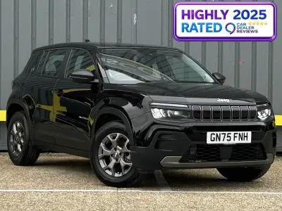 Ny Jeep Avenger Longitude 100 HK (73 kW) 2025 Svart SUV