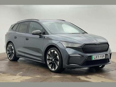 Quartz grey metallic Used 2021 Skoda Enyaq iV SportLine SUV | £23,495 (A bit pricey)