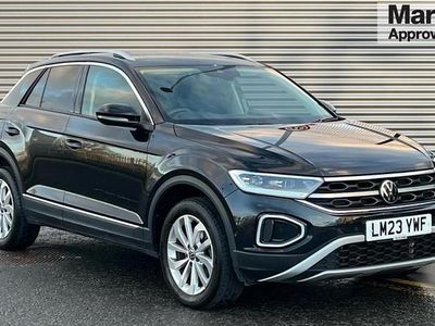 Black Used 2023 VW T-Roc Style SUV | £22,328 (Fair price)