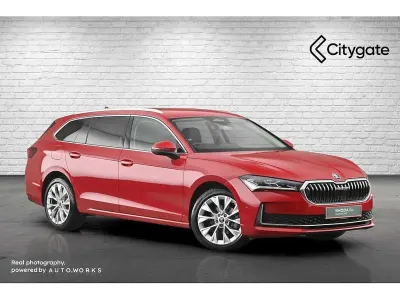 Used Skoda Superb SE L 110 HP (80 kW) 2025 Carmine red metallic Estate