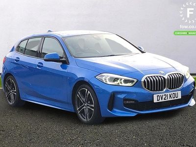 Used BMW 118 M Sport 136 HP (100 kW) 2021 Blue Hatchback