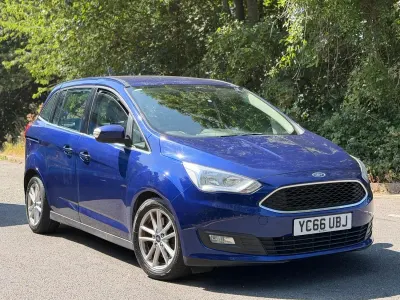 Used Ford Grand C-Max Zetec 120 HP (88 kW) 2016 Blue MPV