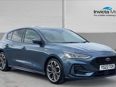 Used Ford Focus ST-Line X 125 HP (91 kW) 2023 Blue Hatchback