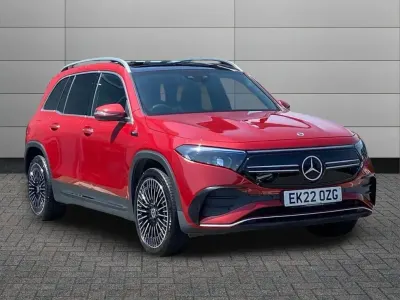 Used Mercedes EQB350 AMG line 214 kW (292 HP) 2022 Red SUV