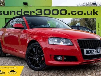 Used Audi A3 Cabriolet Sport 2012 Red Cabriolet