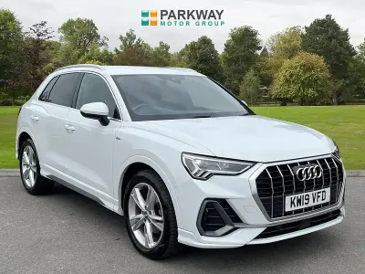Used Audi Q3 S-Line 150 HP (110 kW) 2019 White SUV