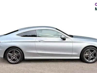 Used Mercedes C200 AMG line 2023 Silver Coupe