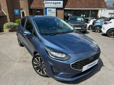 Used Ford Fiesta Titanium 2022 Blue Hatchback