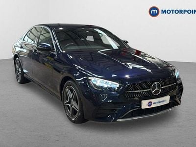 Used Mercedes E300 AMG line 2022 Blue Sedan