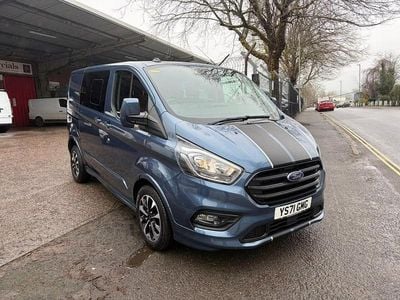 Used Ford Transit Custom Sport 185 HP (136 kW) 2021 Blue Van
